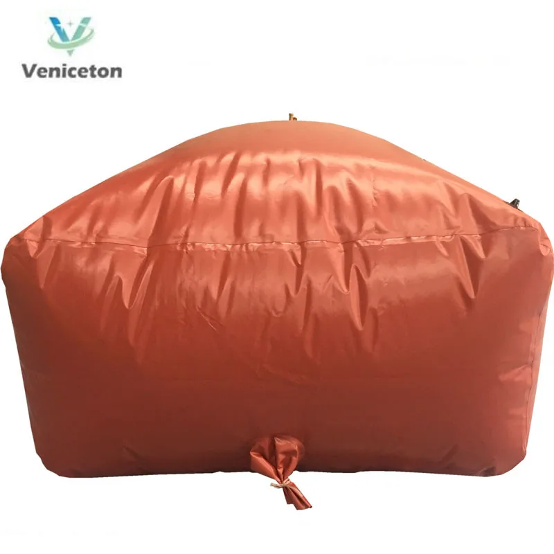 Veniceton 6m3 biogas digester 8m3 home using biogas system portable biogas plant