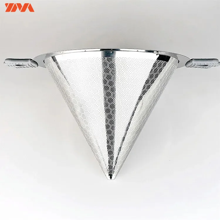 Reusable Stainless Steel Coffee Filter Pour Over Tea Filter Cone Coffee Dripper Coffee & Tea Tools