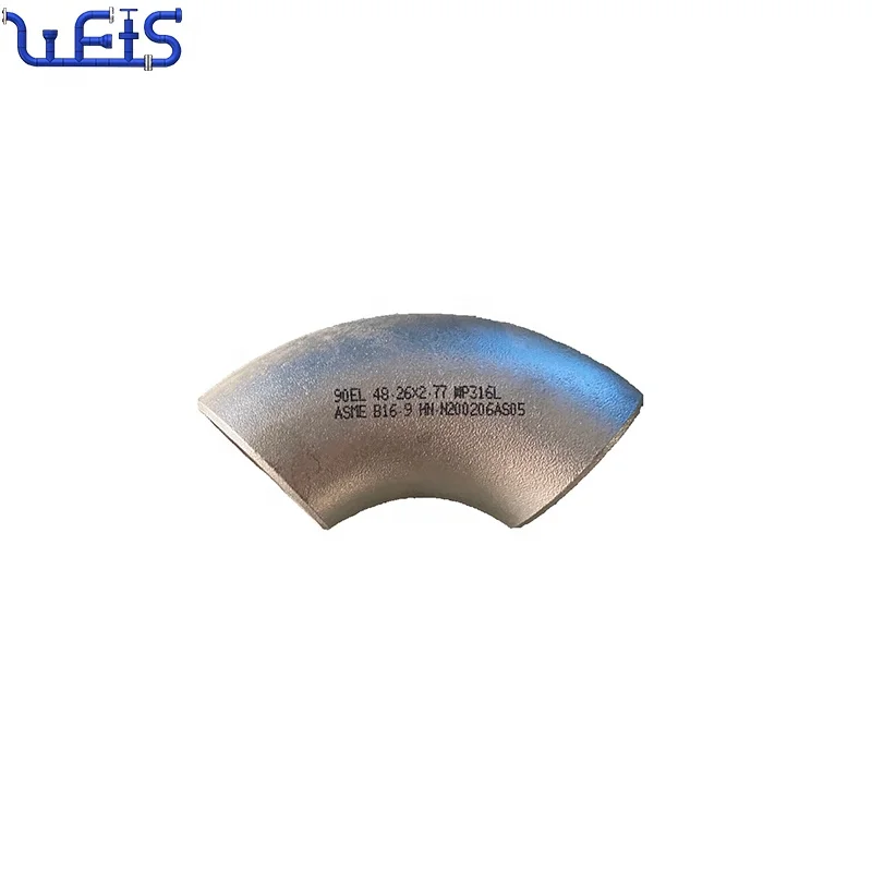 Stainless Steel Seamless Elbow 45 90 180 Degree Tube Bend Weld Connection Pipe Fittings NPT Thread Box Packing Industrial Use