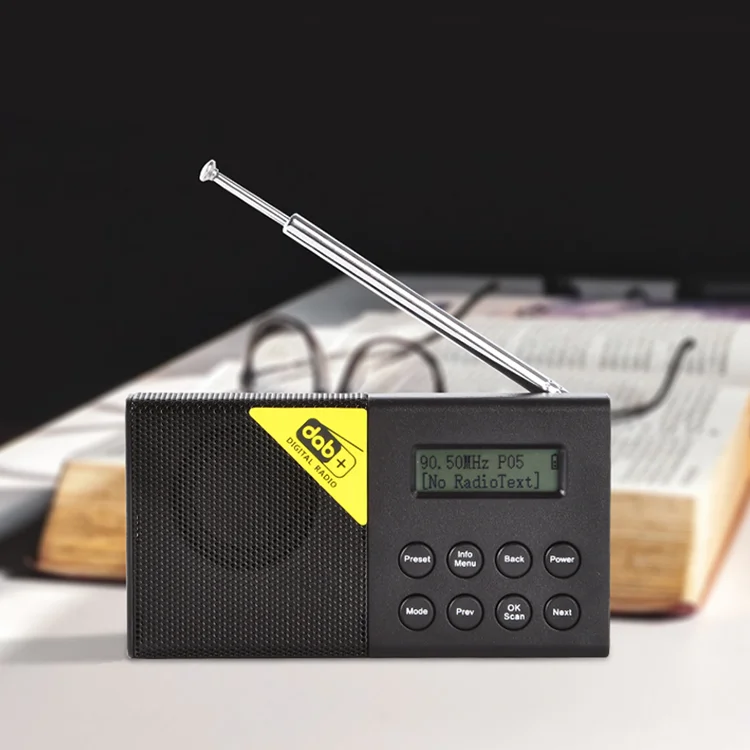 Pocket Mini Dab Receiver Radio Usb Mp3 Bt Wifi Internetet Am Fm Dab Digital Radio Portable Emergency Hand Crank Solar Dab Radio