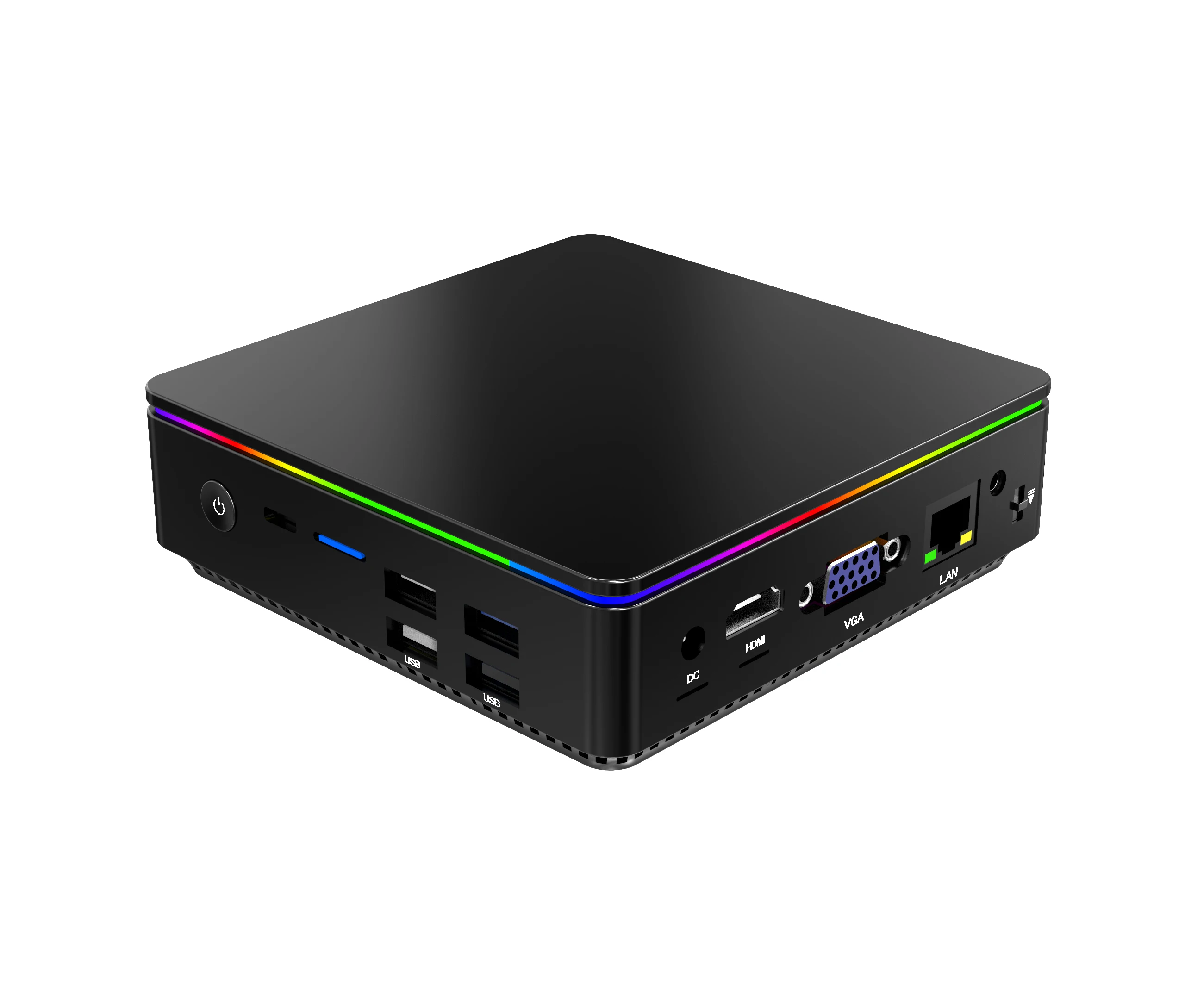 
T95 p1 Compact Mini PC with breathing light Cherry trail, Z8350(Quad-Core) and 4GB 64GB win10 min pc 