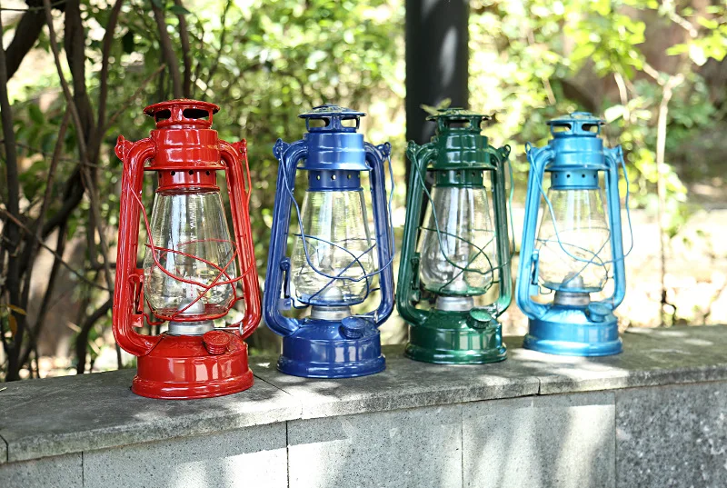 
Retro LED kerosene lamp battery lantern white light LED hanging lamp decoration lamp light camping 