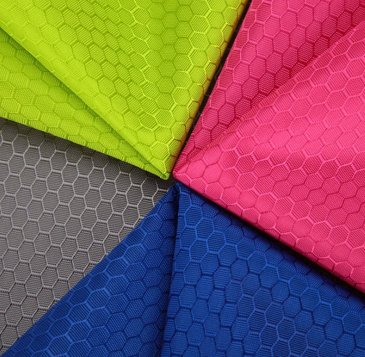 pu coated diamond football polyester oxford fabric