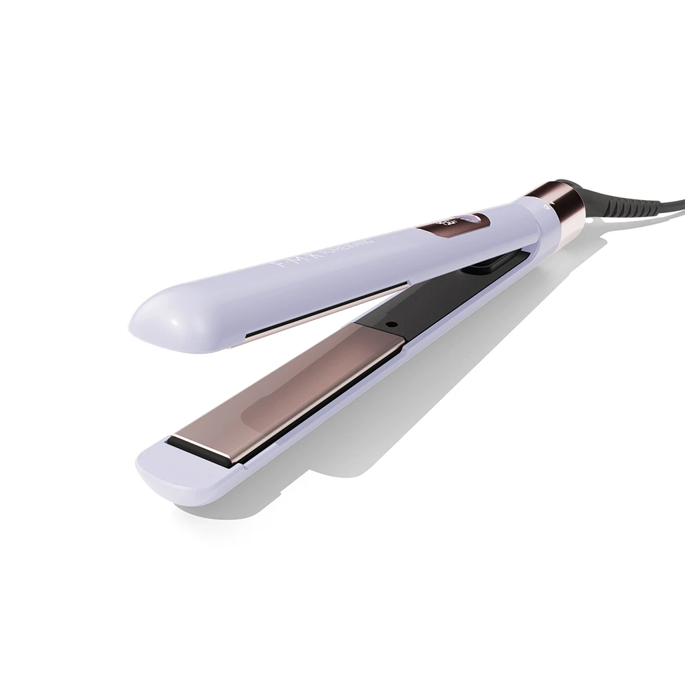 Выпрямитель для волос с плавающей керамической пластиной цифровой утюжок со съемным шнуром глобальное напряжение 1