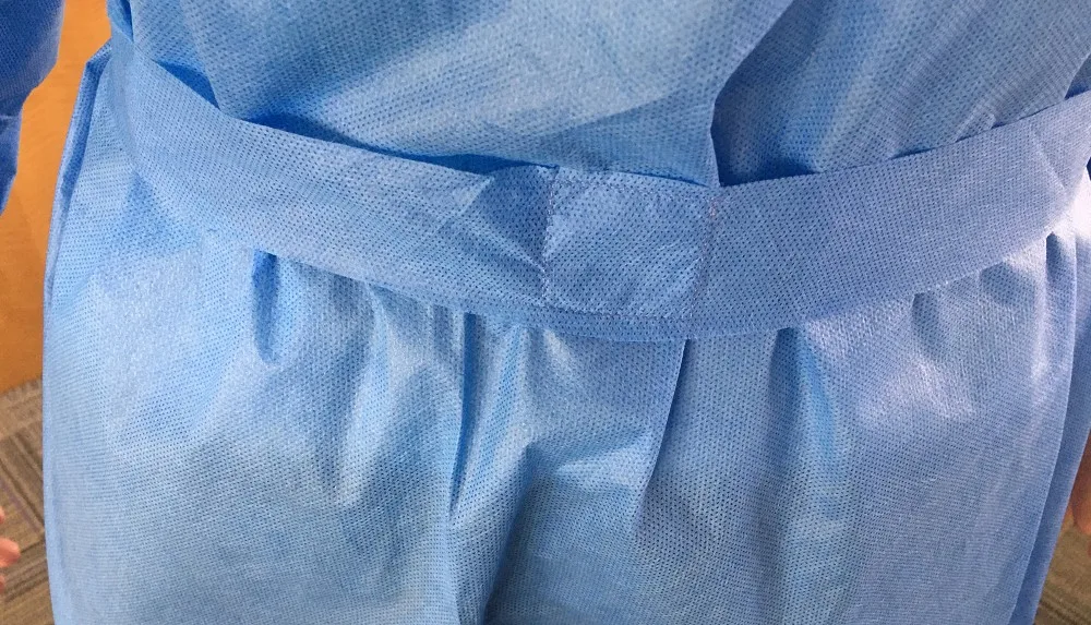 Disposable Patient gown/medical clothes/PP/PE/SMS/JIANGSU