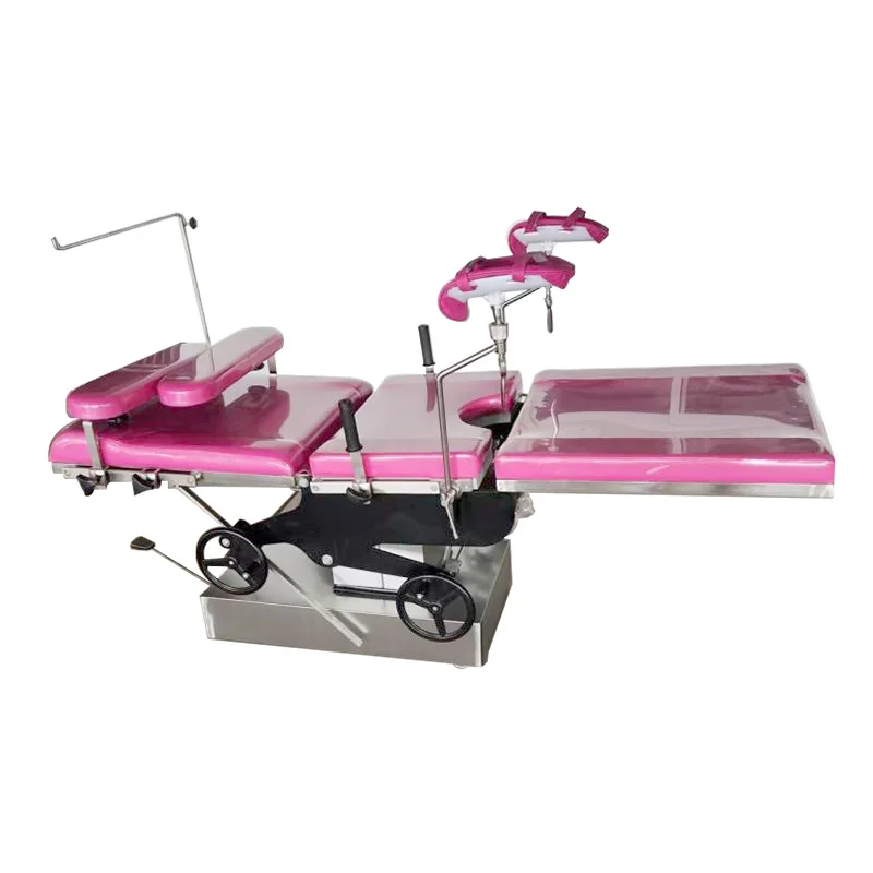 Gynecological delivery bed Comprehensive operating bed hydraulic delivery table gynecological examination bed