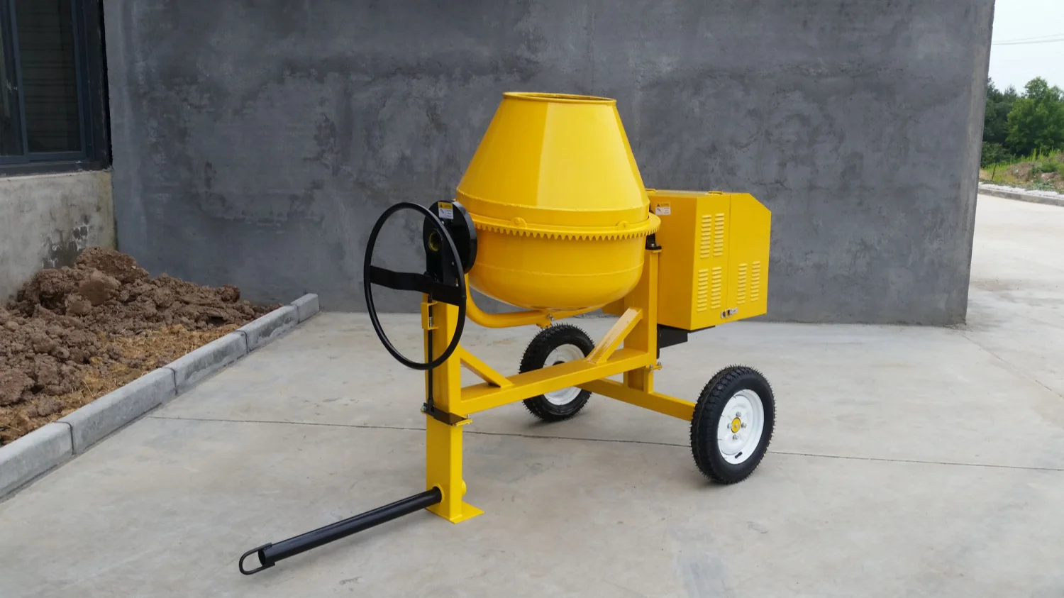 Mobile Concrete Mixer Diesel Concrete Mixing Machine Mini Type Bucket Fit Concrete Mixer for Sale