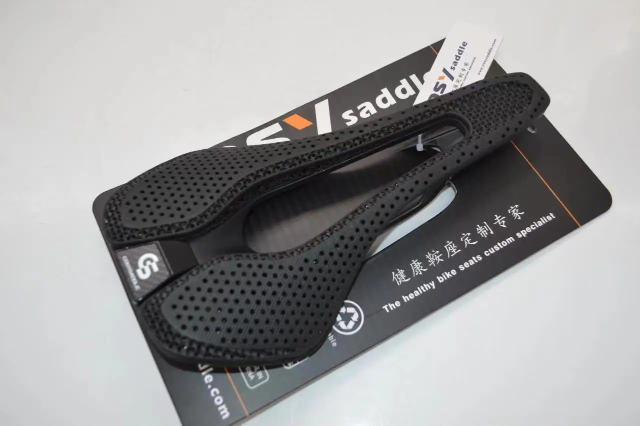 Lightweight Breathable Bike Saddle Ultra-light Hollow Mtb Road Bicycle Saddle 3d Printed Carbon Fiber Saddle