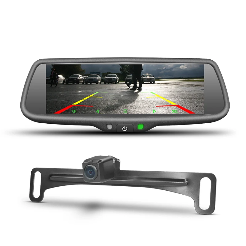 Automotive Standard Rear View Mirror For Bmw 7.3 Inch Car Lcd Monitor Touchscreen Car Monitor For Honda Insight