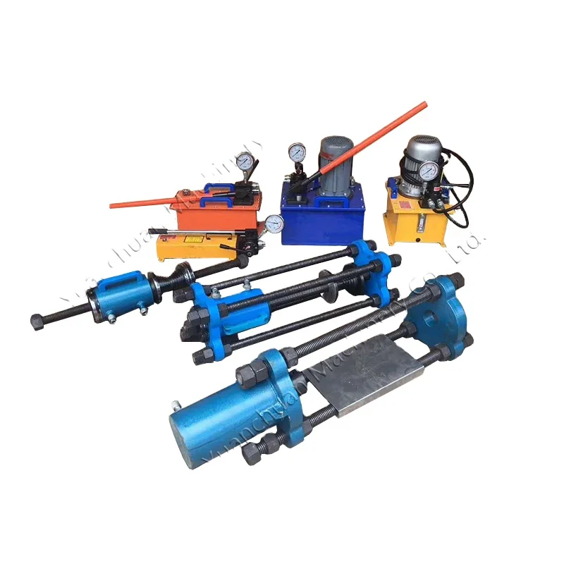 120tons portable track pin press machine  hydraulic track link manual track pin press