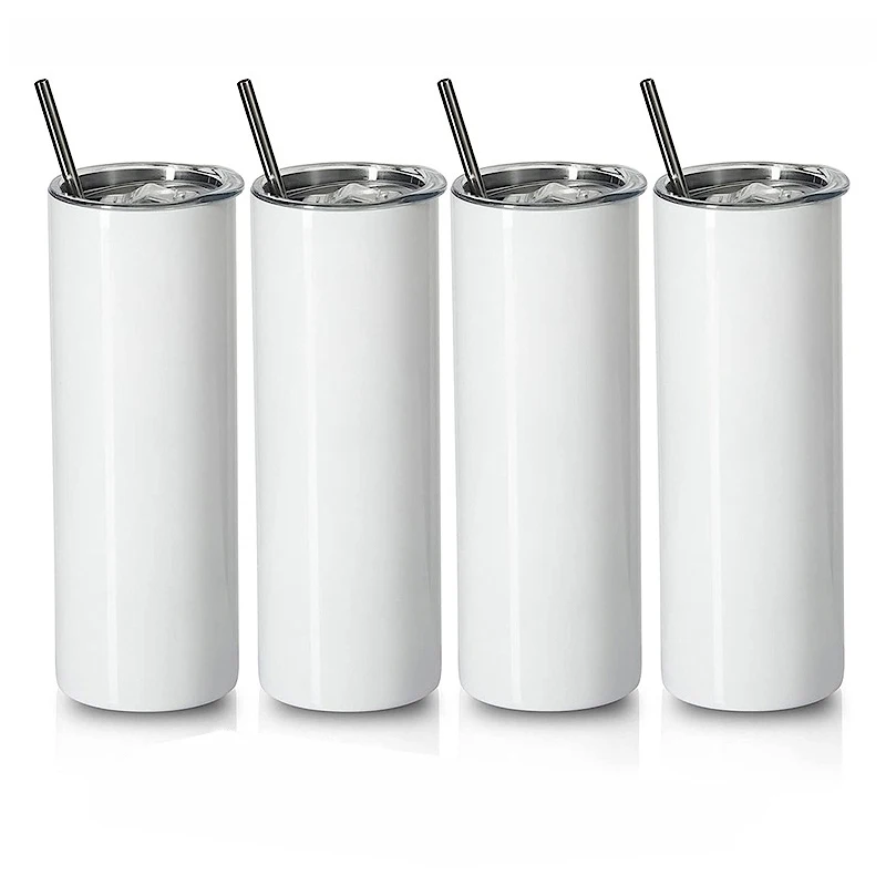 Usa warehouse stocked 20oz 30oz mug heat press vaccum hot/cold thermo sublimation tumblers with extra Straws and lid