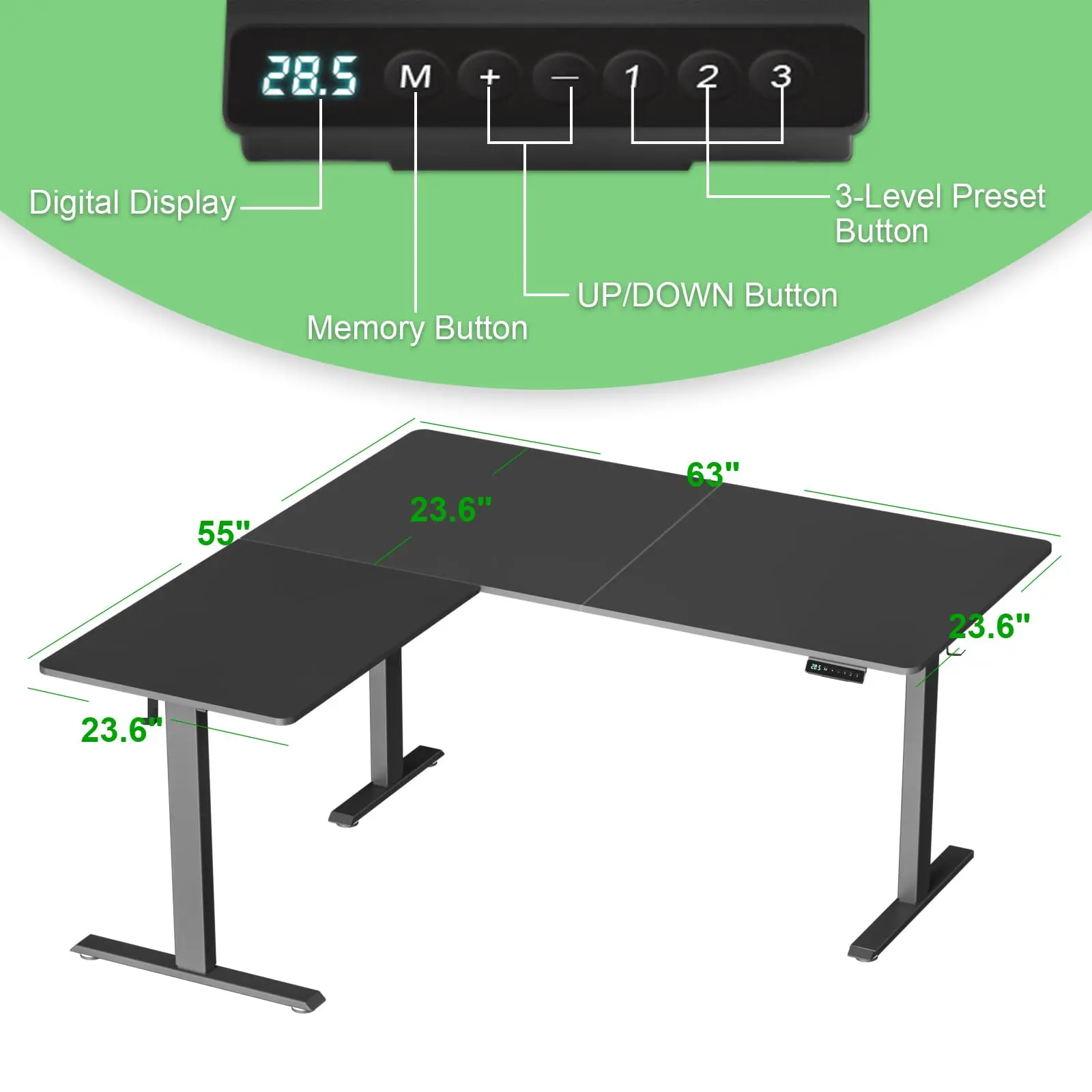 Modern Furniture Study Laptop Adjustable Desktop Laptop Stand Hight Table Height Adjustable Desk Table