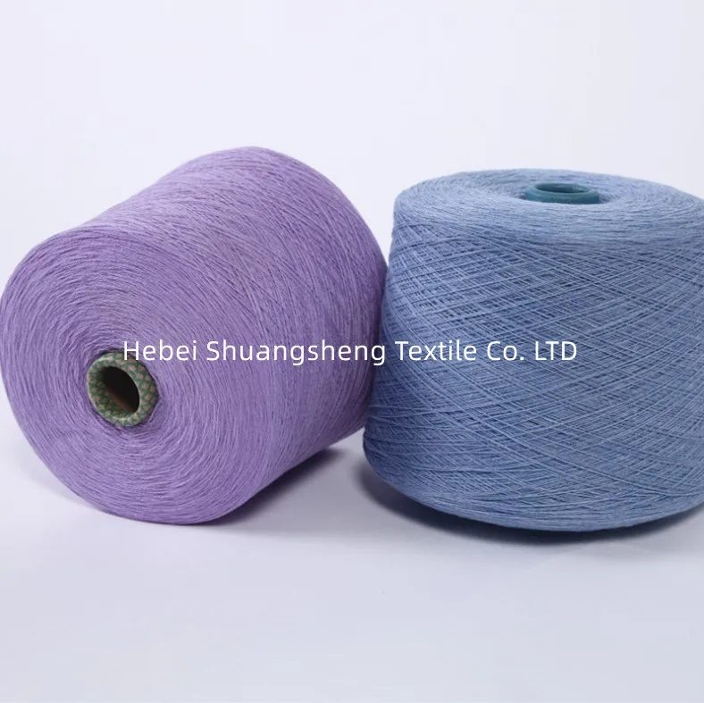 Twisted High Tenacity Tex18 (150D/1 20000m) 100% Filament Polyester Textured Yarn for Overlocking Thread