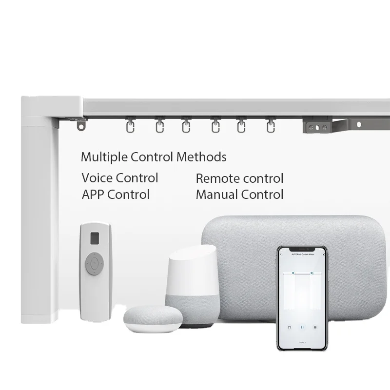Smart Curtain Track  diy  Electric Curtain Rail Control System motor wifi motor voice control automatic electric smart
