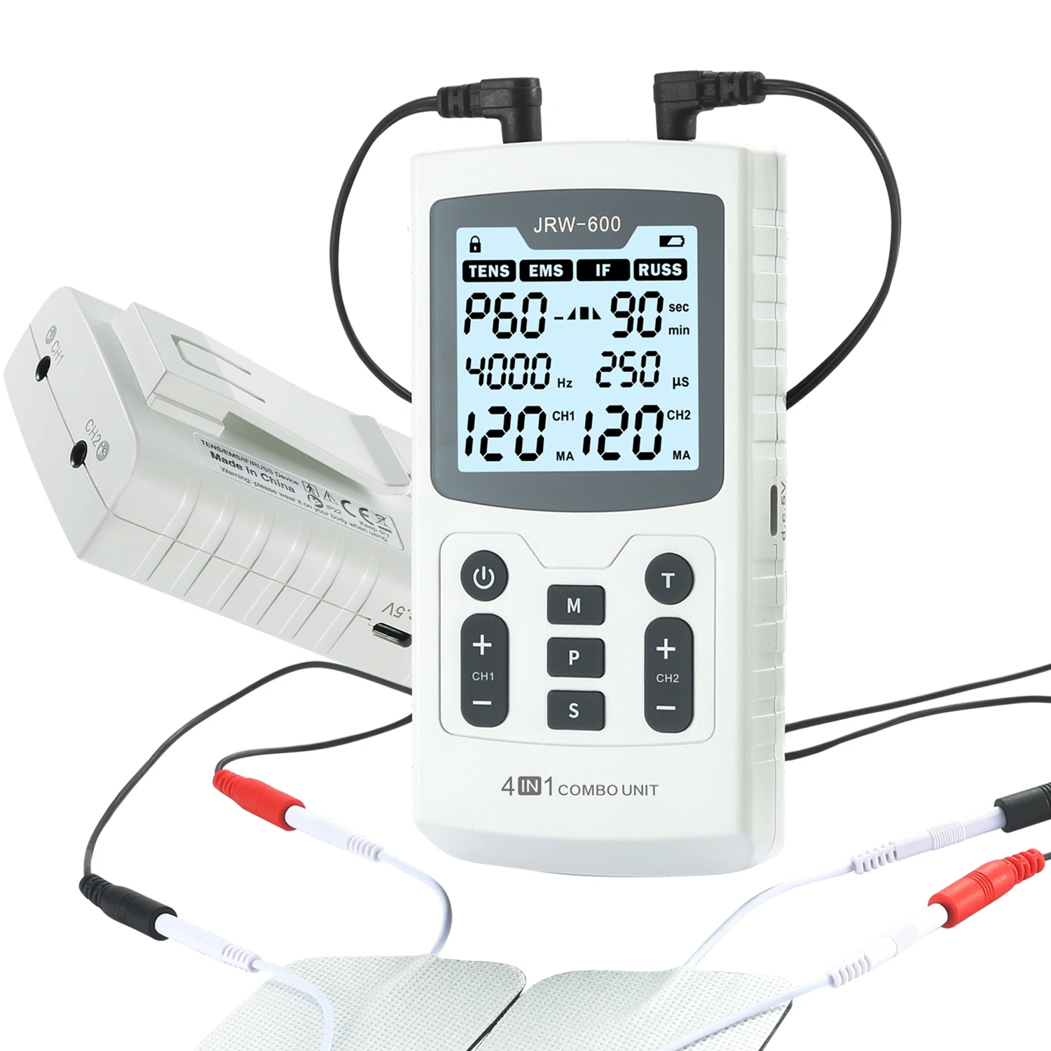 4000Hz programable IFT RUSS EMS EMS TENS for 60 programs adjustable On Off RAMP Down Time