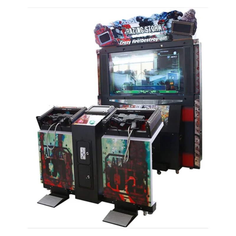 daizustar Destroyed and attacked double-gun video game city equipment adult simulator laser shooting machine