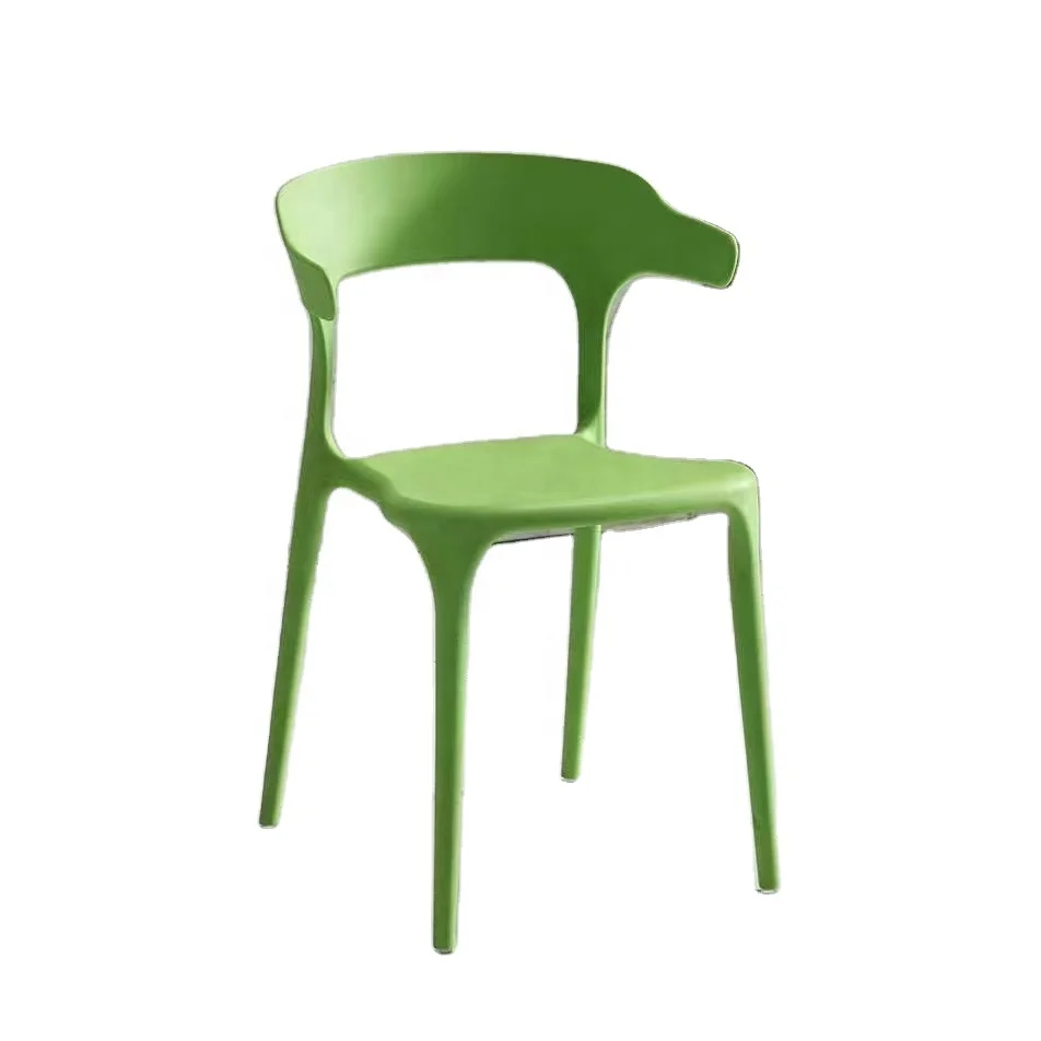 Excellent Quality Commercial Restaurant Chairs Stackable Modern Design Stackable Plastic Dining Chairs Restaurant PP Chair