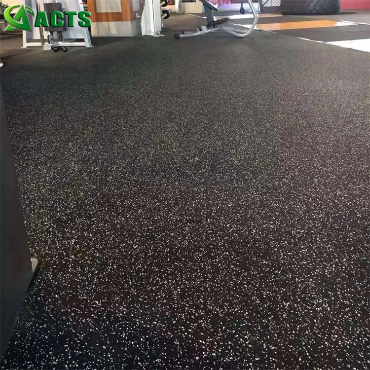 Хит продаж резиновый напольный коврик из переработанной резины Epdm для тренажерного зала Eva синтетический