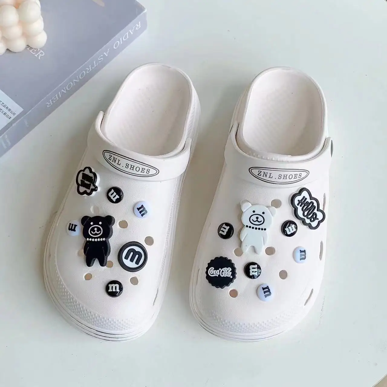 New Arrival Shoe Charms Clogs Stickers 2024 Charm Shoe Custom Designer Pvc Custom For shoe Charms Logo Women Men Clogs