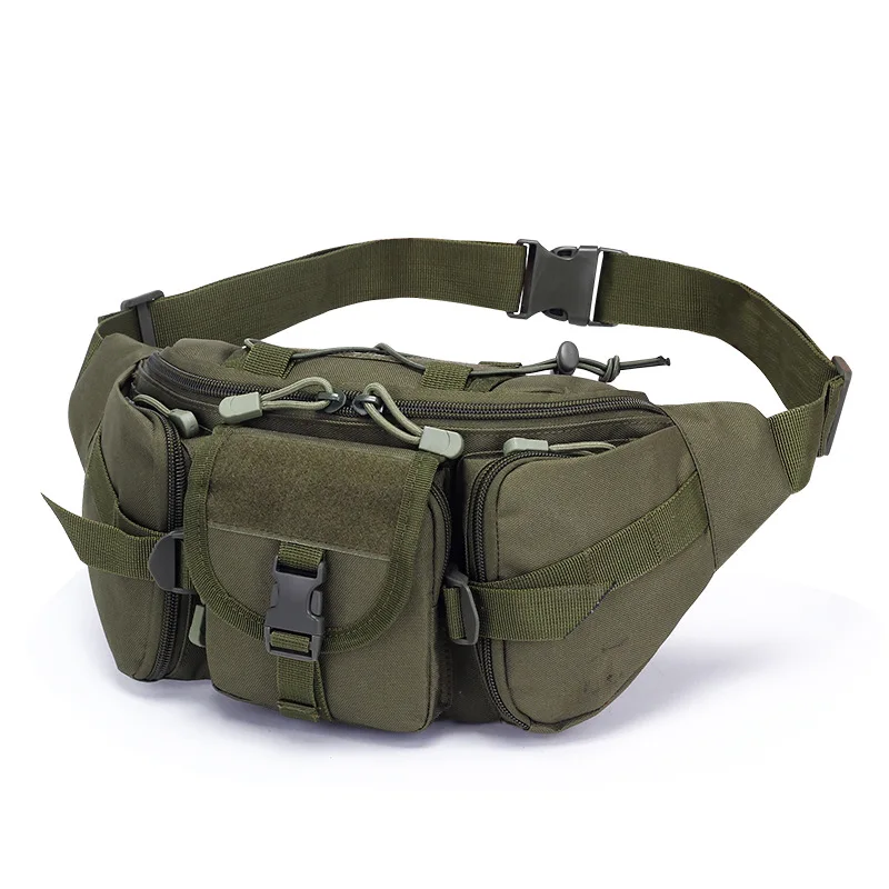 2024 Tactical Waist Bag Hiking Camping Elastic Belt Waterproof Sport Running Riding Fanny Packs Camouflage Tactical Chest Bag