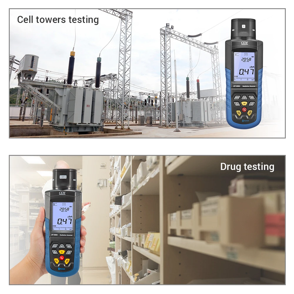Dosimeter  Gamma Nuclear Radiation Detector personal a, b,y ,x Ray Radiation Meter With Datalogger Function