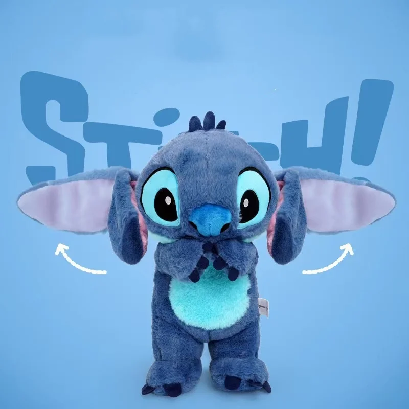 2024 New Stitch Plush Toy Cartoon Stuffed Soft Stitch Stress Relief Doll Car Pillow Comforting Toy Kids Xmas Gift