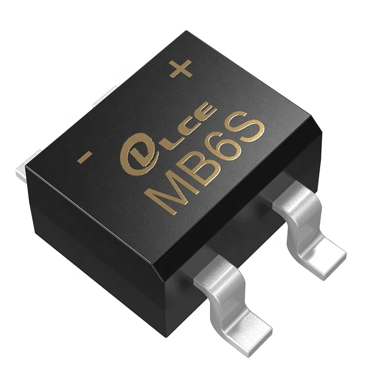 
 Бесплатный образец 600V SMD мостовой выпрямитель 0.8A MB6S  