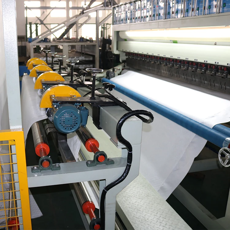Ultrasonic quilted fabric quilting machine for bags