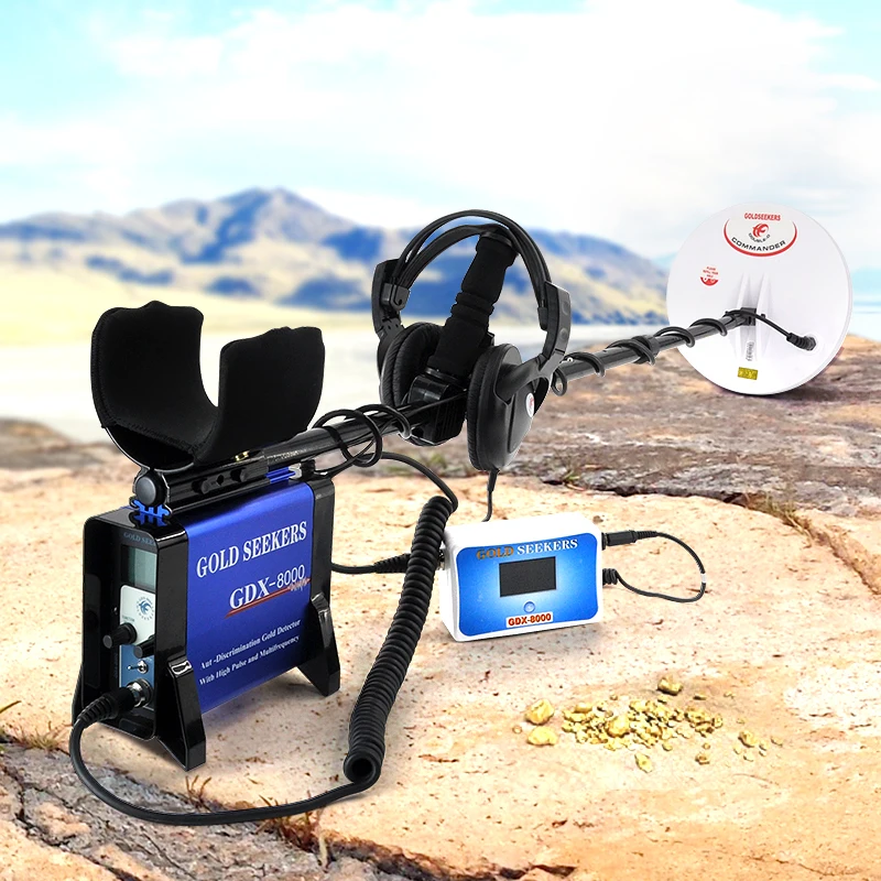 GDX-8000 Глубокий поиск Прямая продажа с фабрики по низкой цене подземный металлоискатель для золота с ЖК-экраном