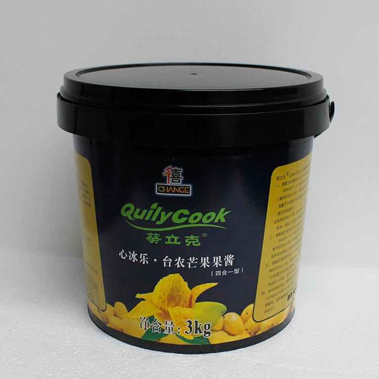 
Hot Sale 3KG Taiwan Mango Organic Marmalade Fruit Jam For Fruit Tea 