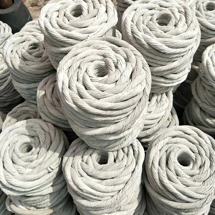 good factory price  braided round packing rope stove  seal glassfiber rope refractory