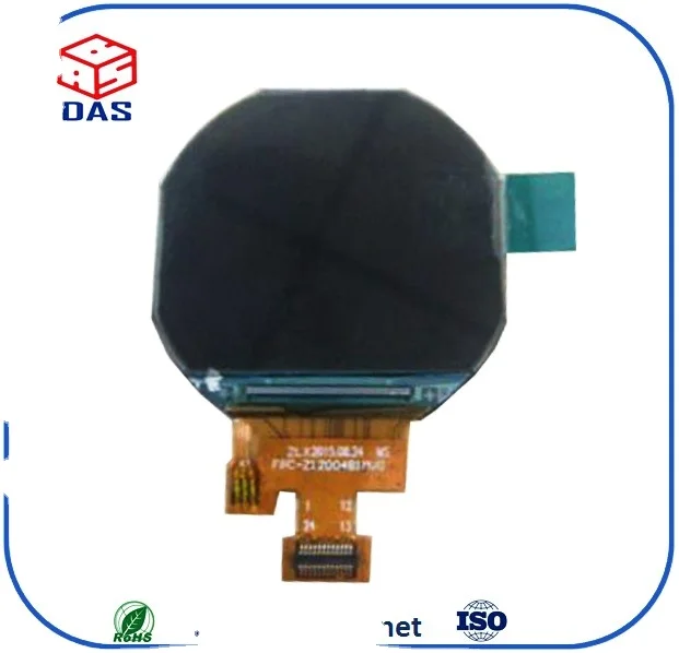 HOTTEST 1.2inch Circle 390x390 AMOLED display AMOLED MODULE 16.7M colors SPI interface MIPI interface i for smart watch