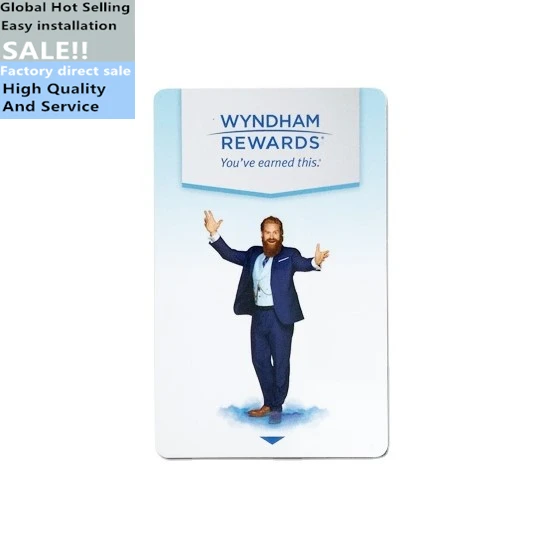 Custom printing PVC contactless ISO14443A RFID hotel key card 13.56MHZ Access Control NFCcard NFC business cards