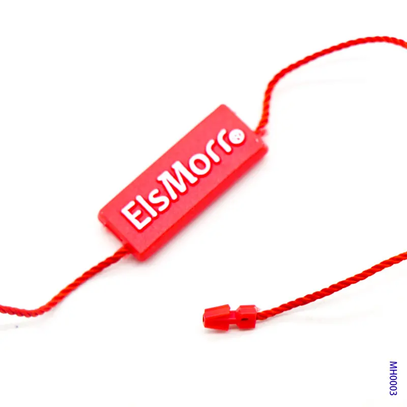 Luxury Brand Custom Hang Tag Cord Seal For Clothing Seal Hangtag String Eco-friendly Garment Tag Hang Tag Rope for Shoes