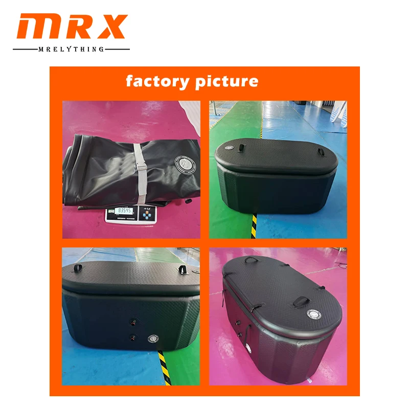 MRX inflatable whole body no- enclosed cryotherapy machine device chamber cabin for slimming and cryotherapy bathtub with cooler