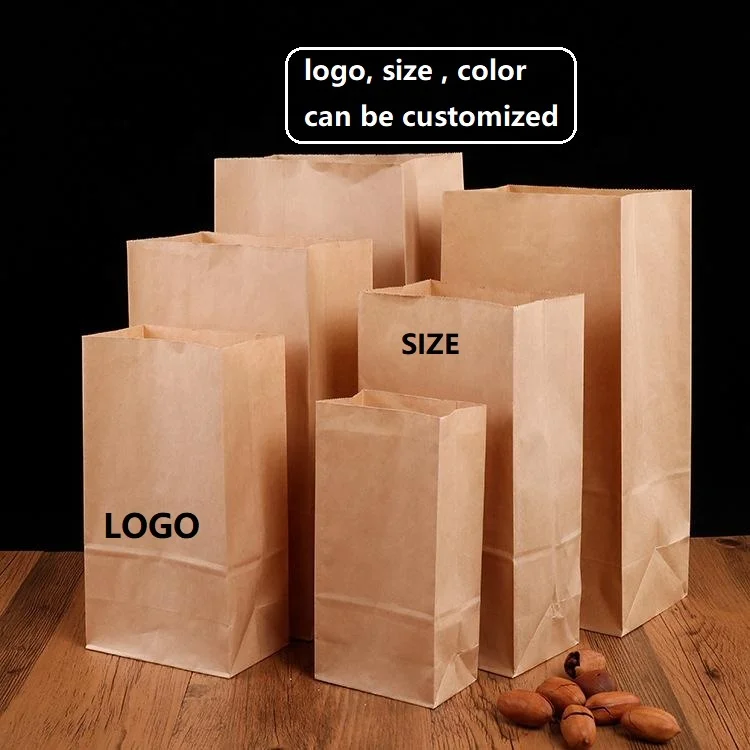 Disposable Brown stand up kraft paper shopping bag dupont tyvek paper bag dupont tyvek paper bag without handles