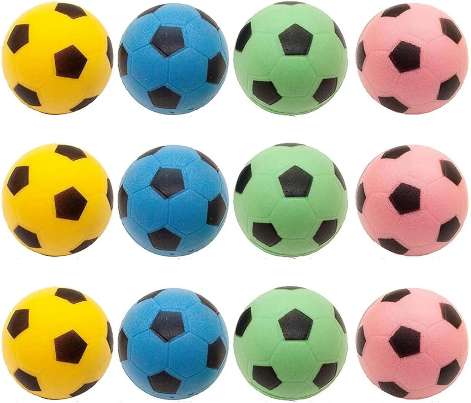 Soft Foam Playground Balls Lightweight Sponge Balls Easy to Grasp Bouncy Balls for Kids Indoor Sports