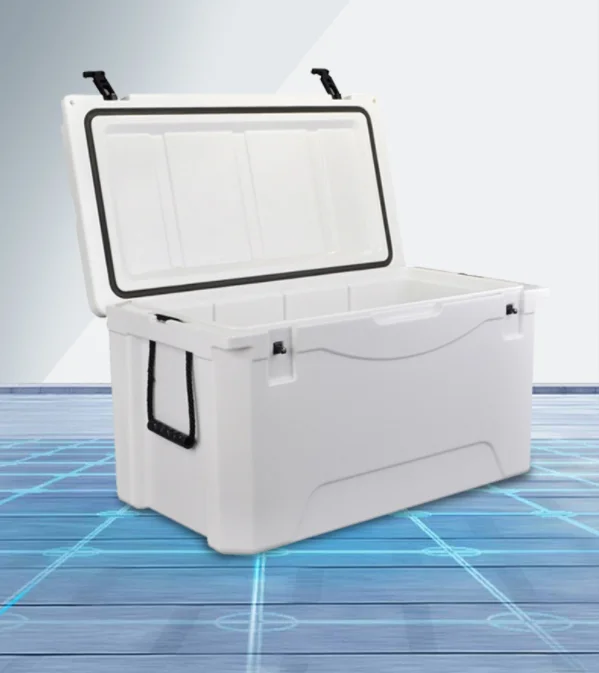 High Quality Heavy Duty PU Foam Large Capacity Car Coolers Camping 110L Rotomolded Ice Chest Cooler Without Wheels