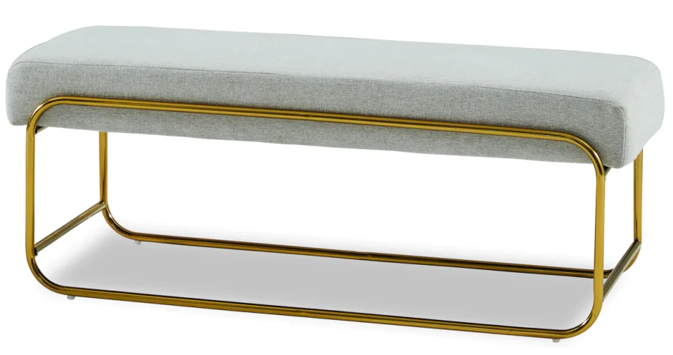 2022 fashion hot selling velvet or pu leather covered living room ottoman with storage function modern bench