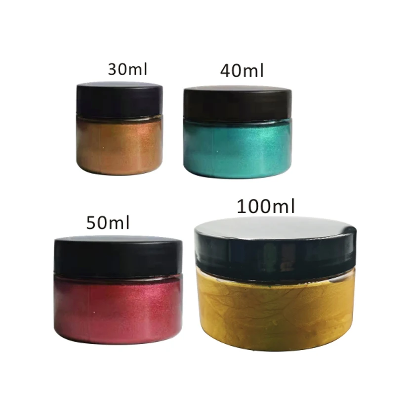 Customization gold metallic iridescent acrylic paint for artists