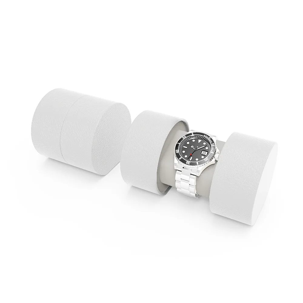 Unique Design Storage Watch Box Cylinder Watch Luxury Packaging Box