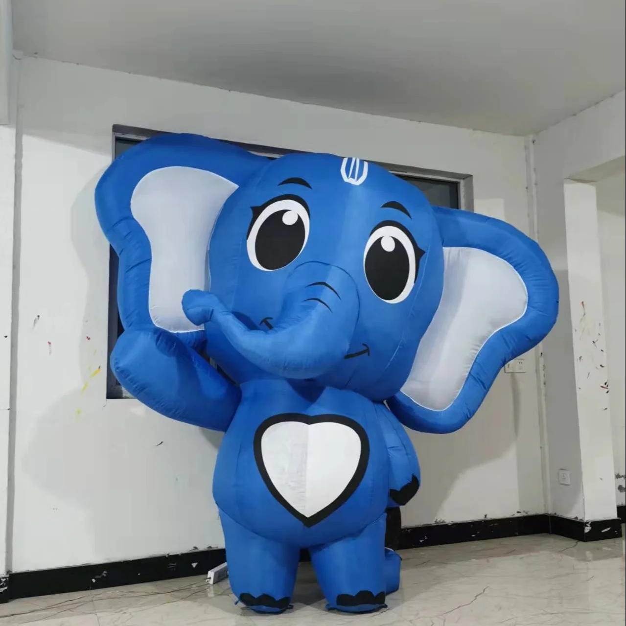 Hot Selling Inflatable Elephant Outdoor Custom Lovely Cartoon Character