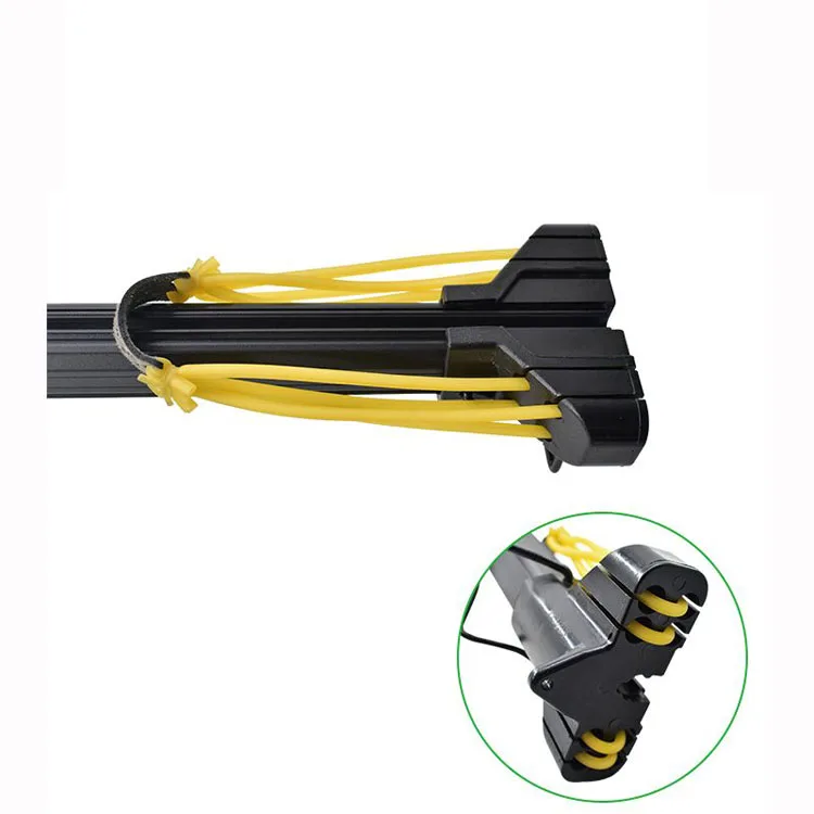 Outdoor Fishing Scroll Slingshot Strong Hunting Slingshot