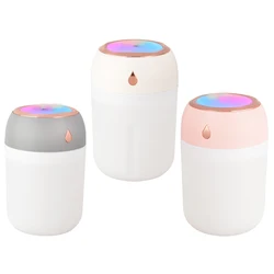 Room led Industrial usb Ultrasonic Car Mode Flame purifier aroma diffuser Warm And Cool Mist maker mini personal air Humidifier