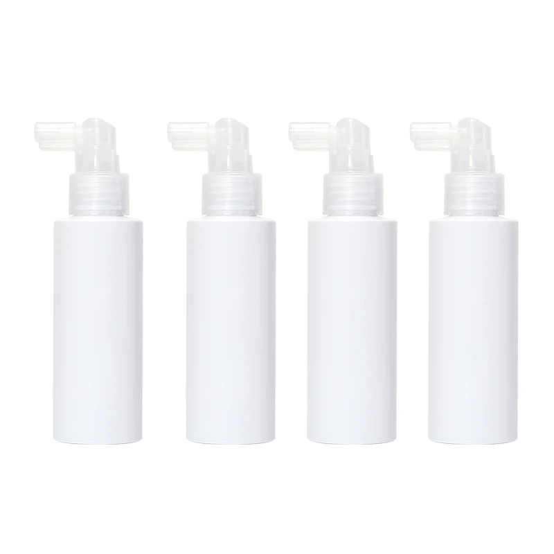 Cheap Hot Sale 100Ml Matte Plastic Throat Spray Bottle With Long And Short Nozzle Sprayer For Medical Liquid Oral Spray