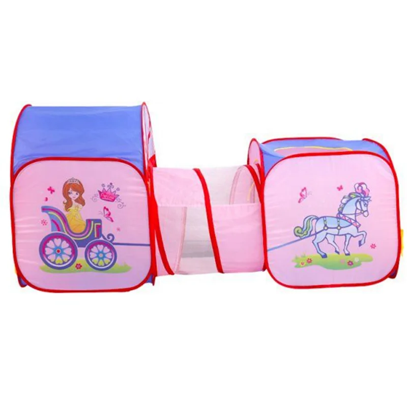 Spring Steel Wire Pop Up Tent Kids  Animal Play Tent