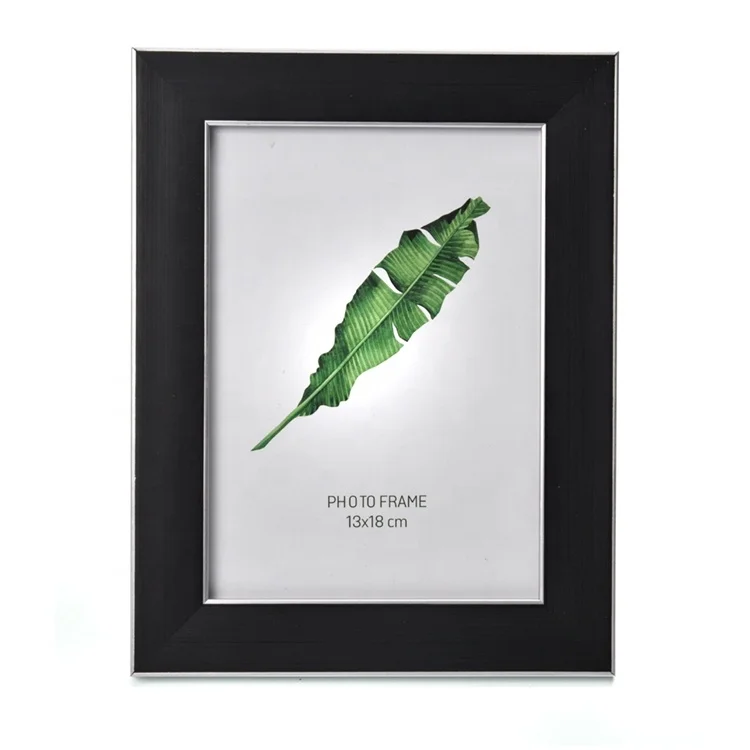 Black Tabletop Glass Sublimation Paper Plastic Decorative Frame Photo