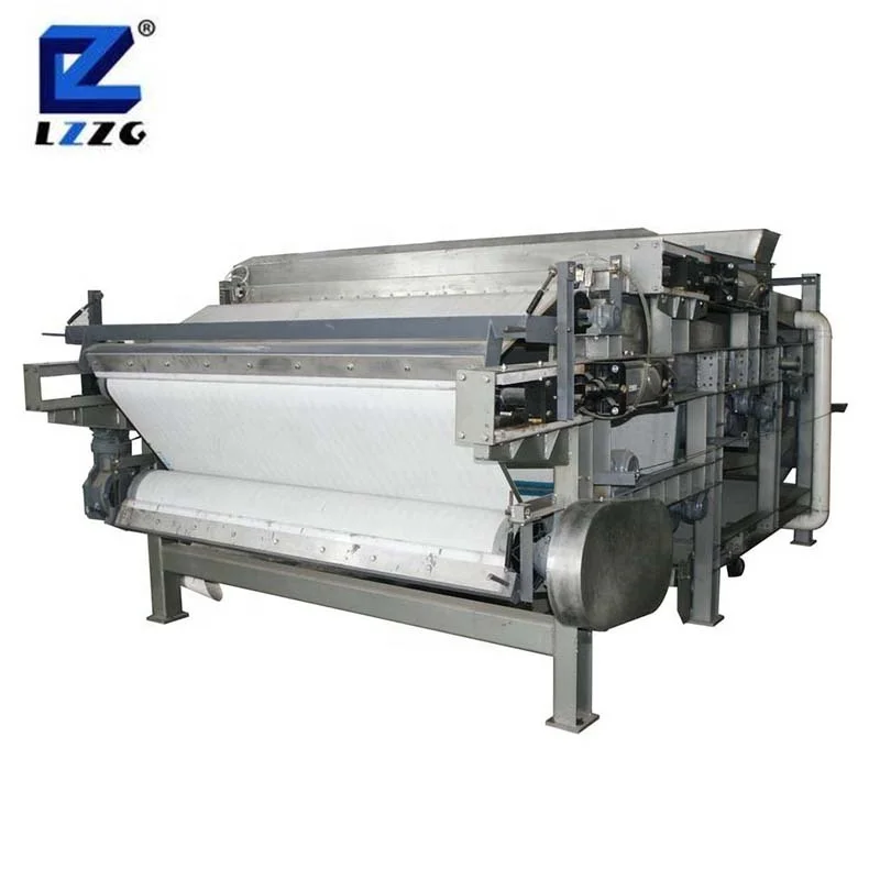 LZZG low electric consumption belt press filtrate for sludge dewatering treatment from factory