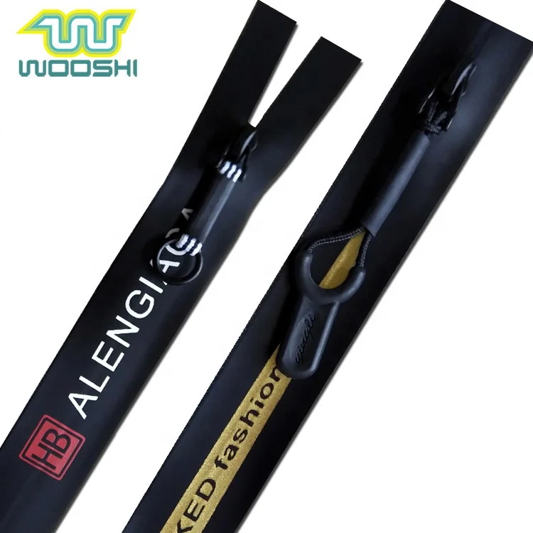 Zip manufacture PVC печатная Скрытая Водонепроницаемая Длинная цепочка молния для сухого погружения костюм спортивная