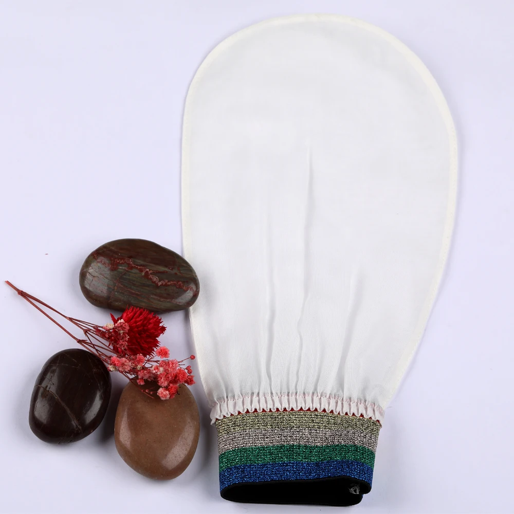 Hammam Exfoliating Glove Turkish Silk Kese Peeling Bath Glove for Body